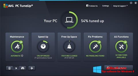 Screenshot AVG PC Tuneup per Windows 8