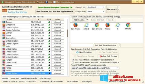 Screenshot Hide ALL IP per Windows 8