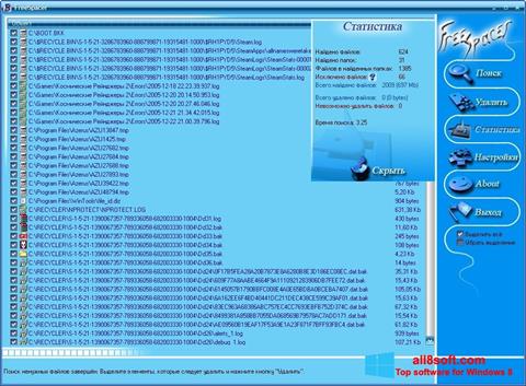 Screenshot FreeSpacer per Windows 8