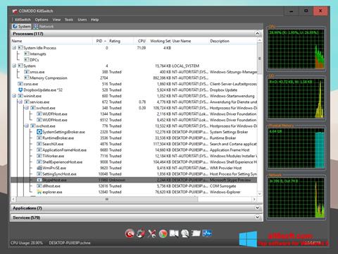 Screenshot Comodo Cleaning Essentials per Windows 8