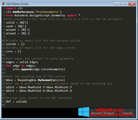 Screenshot Python per Windows 8