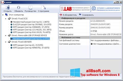 Screenshot R.saver per Windows 8