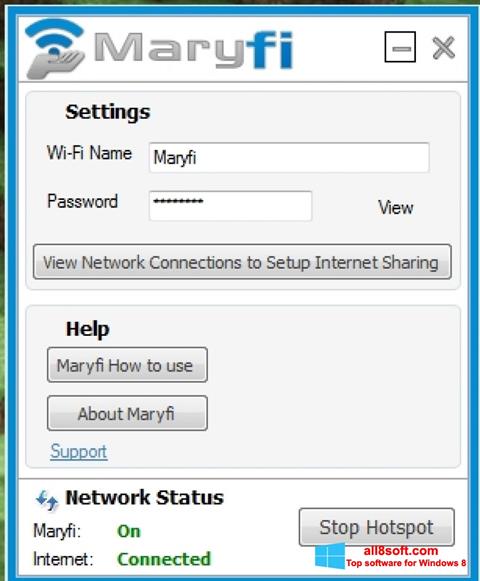 Screenshot MaryFi per Windows 8