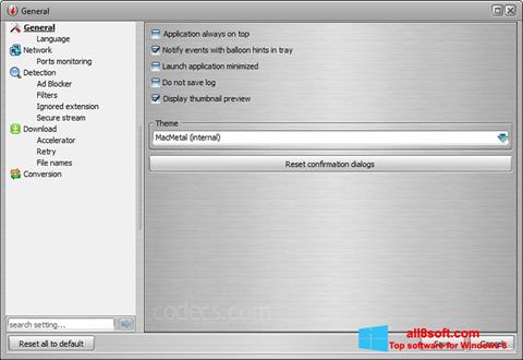 Screenshot VSO Downloader per Windows 8