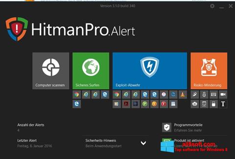 Screenshot HitmanPro per Windows 8