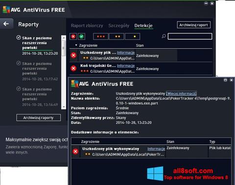 Screenshot AVG AntiVirus Free per Windows 8