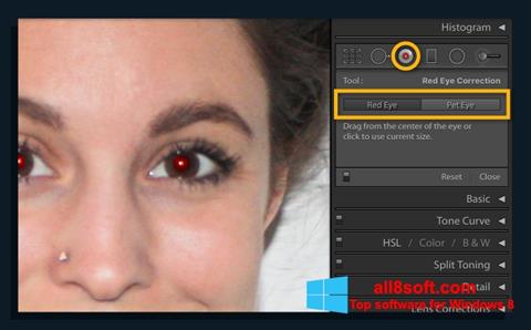 Screenshot Red Eye Remover per Windows 8