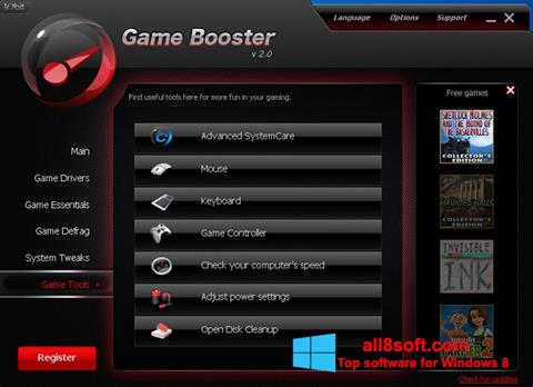Screenshot Game Booster per Windows 8