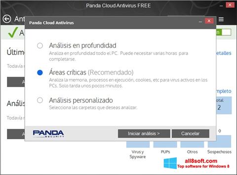 Screenshot Panda Cloud per Windows 8