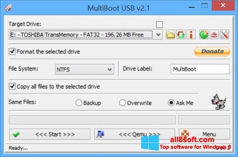Screenshot Multi Boot USB per Windows 8