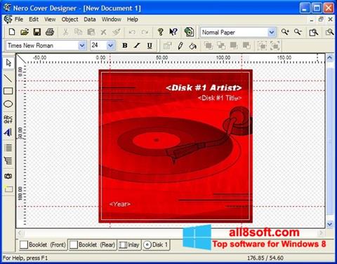 Screenshot Nero Cover Designer per Windows 8