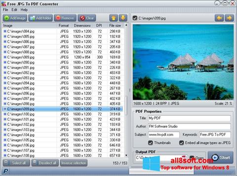 Screenshot Image To PDF Converter per Windows 8