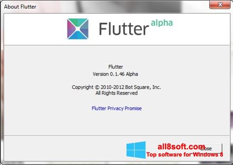 Screenshot Flutter per Windows 8