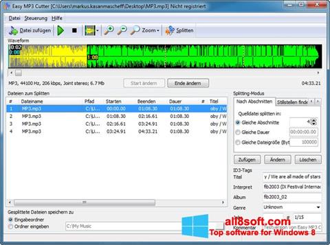 Screenshot MP3 Cutter per Windows 8