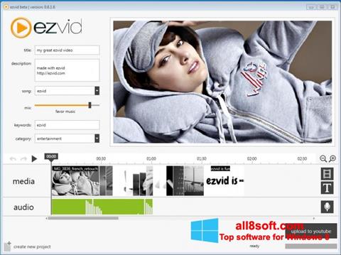 Screenshot Ezvid per Windows 8