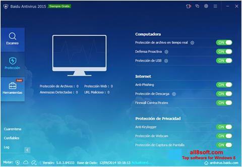Screenshot Baidu Antivirus per Windows 8