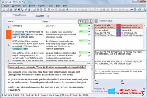 Screenshot MemoQ per Windows 8