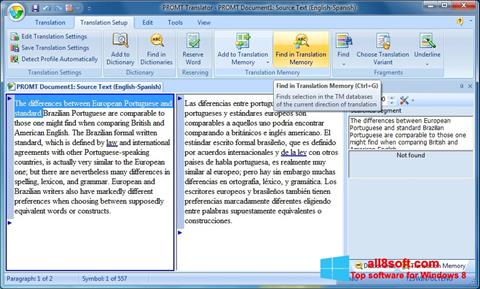 Screenshot PROMT per Windows 8
