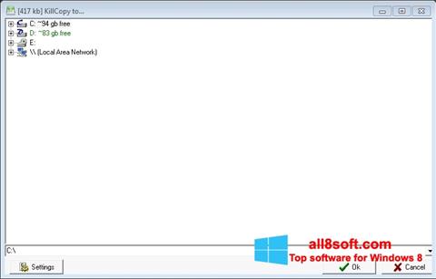 Screenshot KillCopy per Windows 8