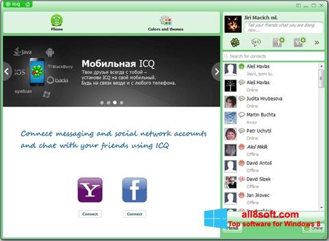Screenshot ICQ per Windows 8