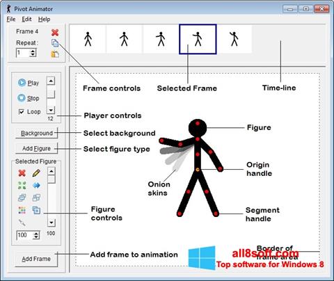 Screenshot Pivot Animator per Windows 8