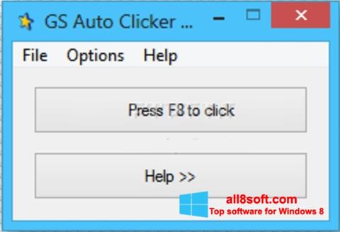 Screenshot GS Auto Clicker per Windows 8