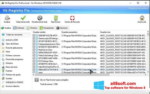 Screenshot Vit Registry Fix per Windows 8
