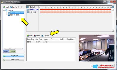 Screenshot D-ViewCam per Windows 8