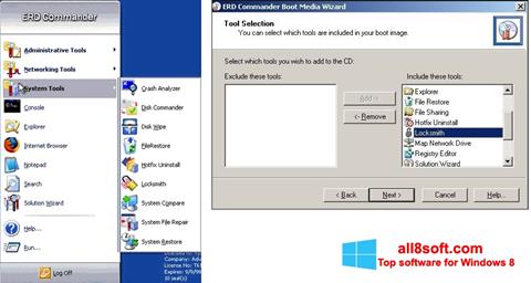 Screenshot ERD Commander per Windows 8