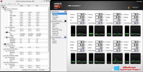 Screenshot AMD Overdrive per Windows 8