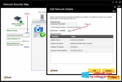 Screenshot Norton Internet Security per Windows 8