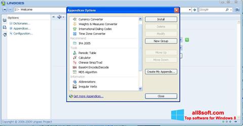 Screenshot Lingoes per Windows 8