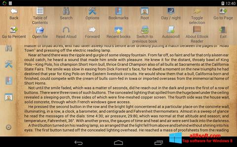Screenshot Cool Reader per Windows 8