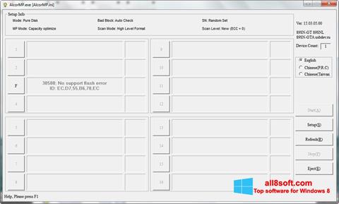 Screenshot AlcorMP per Windows 8