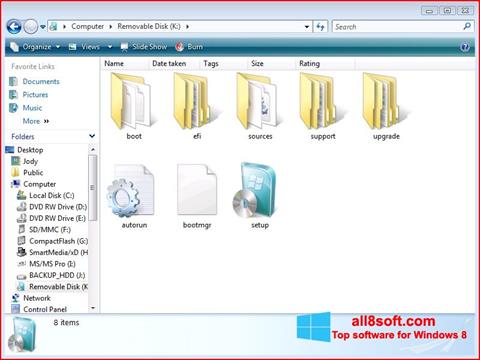Screenshot Windows 7 USB DVD Download Tool per Windows 8