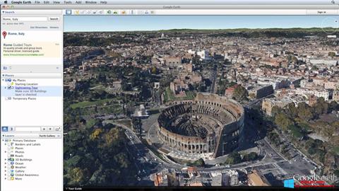 Screenshot Google Earth Pro per Windows 8