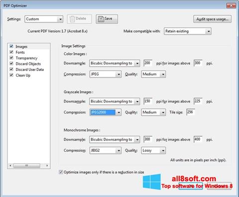 Screenshot Adobe Acrobat Pro DC per Windows 8