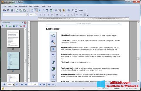 Screenshot Infix PDF Editor per Windows 8