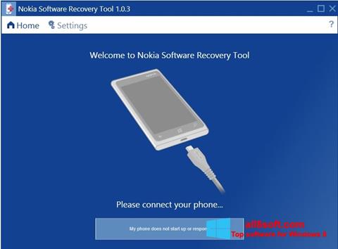 Screenshot Nokia Software Recovery Tool per Windows 8