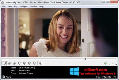 Screenshot Media Player Classic Home Cinema per Windows 8