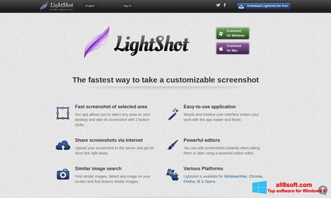 Screenshot LightShot per Windows 8