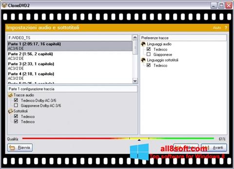 Screenshot CloneDVD per Windows 8