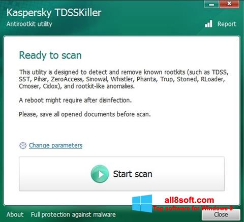Screenshot Kaspersky TDSSKiller per Windows 8