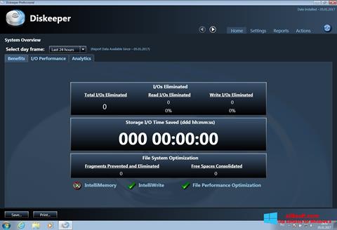 Screenshot Diskeeper per Windows 8