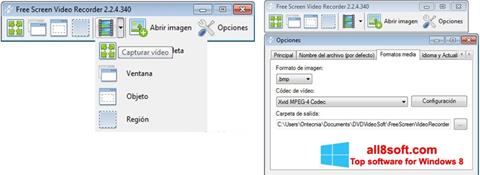 Screenshot Free Screen Video Recorder per Windows 8