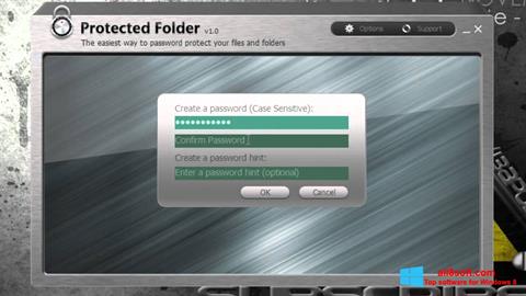 Screenshot Protected Folder per Windows 8