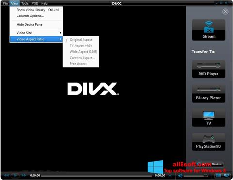 Screenshot DivX Player per Windows 8