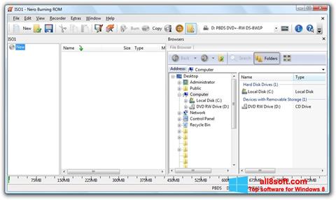Screenshot Nero Burning ROM per Windows 8
