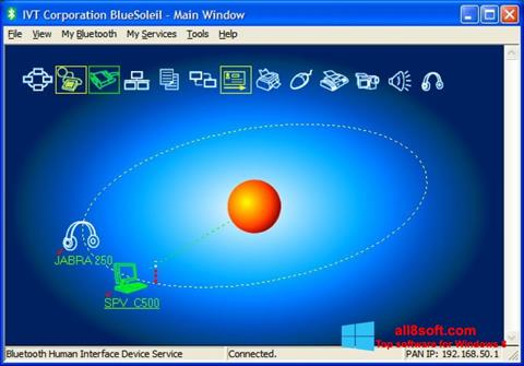 Screenshot BlueSoleil per Windows 8