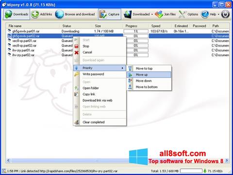 Screenshot Mipony per Windows 8